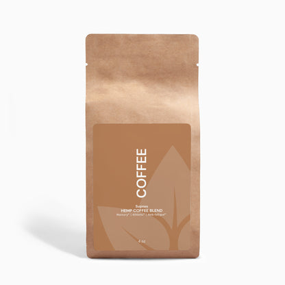 Hemp Coffee Blend - Medium Roast 4oz - Supnes