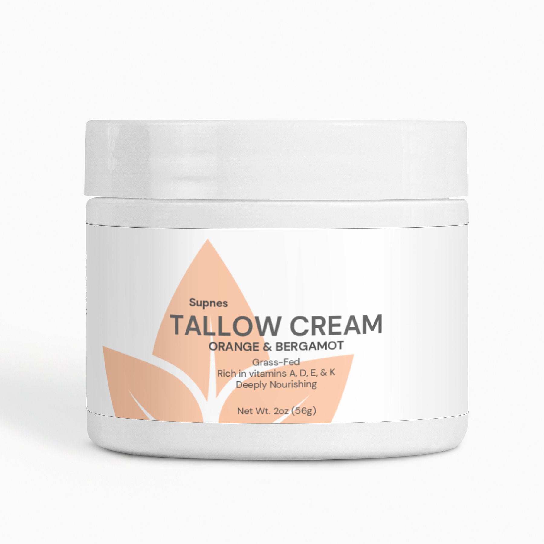 Tallow Cream Orange & Bergamot