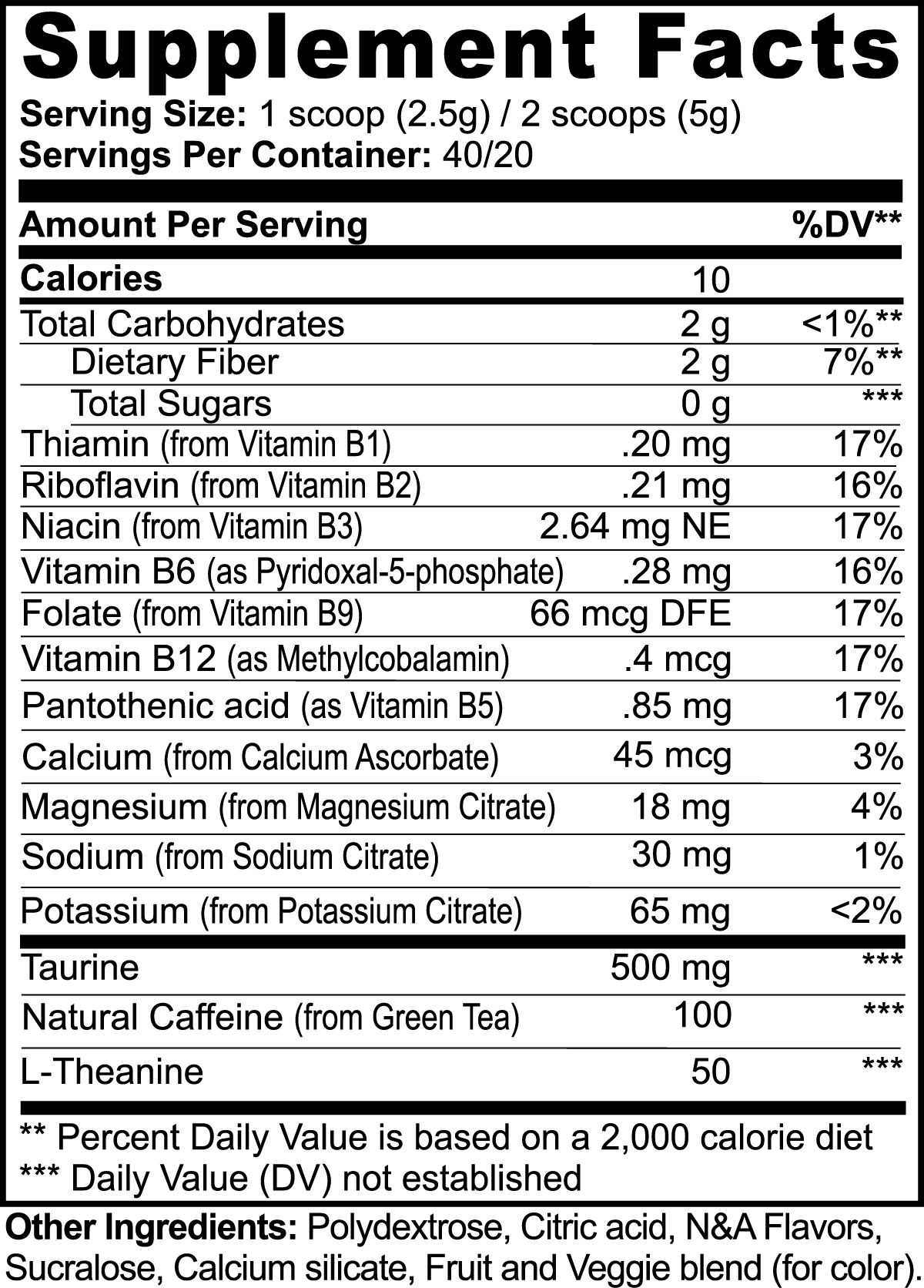 Energy Powder (Fruit Punch) - Supnes